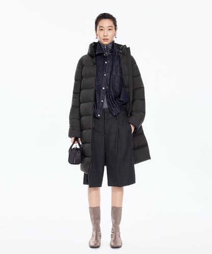 Slim Fit Long Down Coat