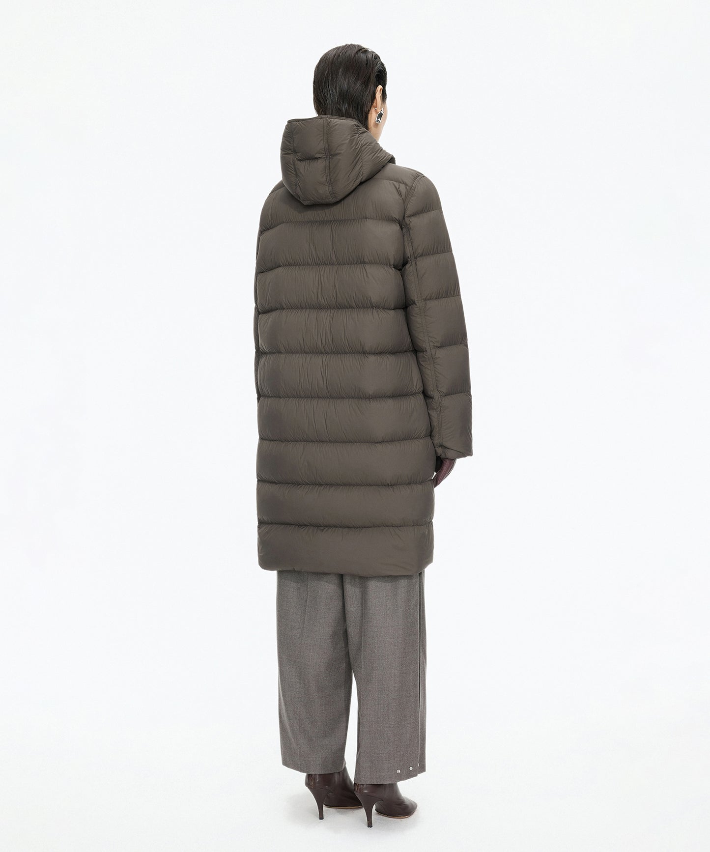 Slim Fit Long Down Coat