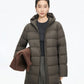 Slim Fit Long Down Coat