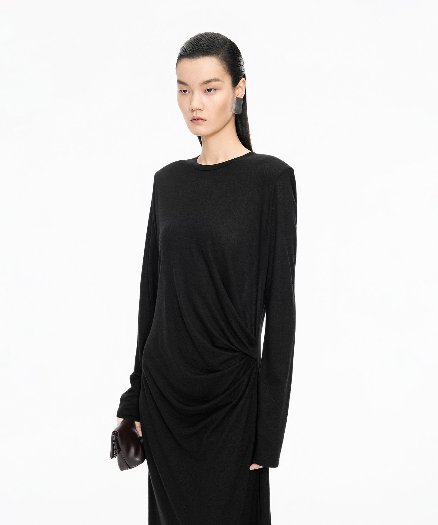 Elegant Maxi Knit Dress