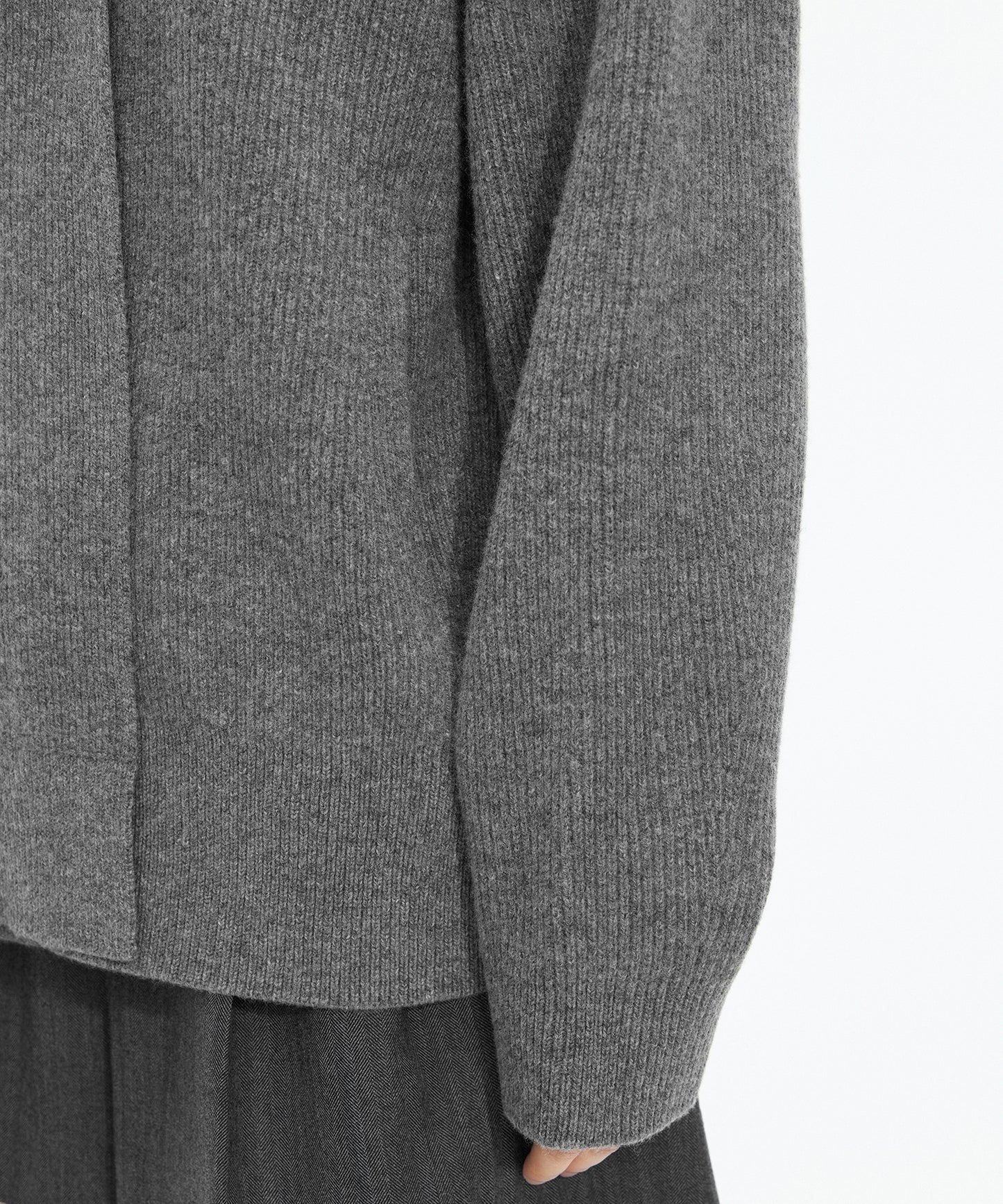 Scarf Design Knit Cardigan