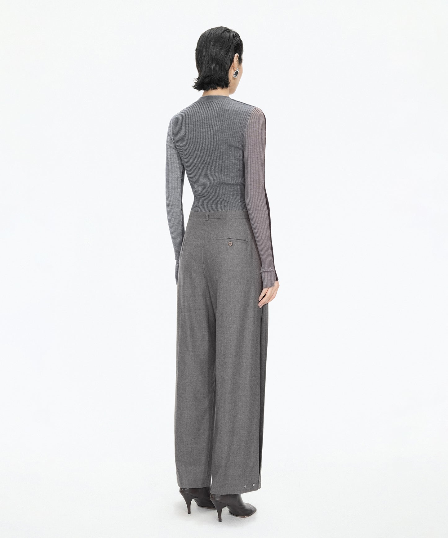 Color-block Knit Pullover