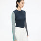 Color-block Knit Pullover