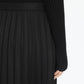 Pure Wool Pleated Skirt