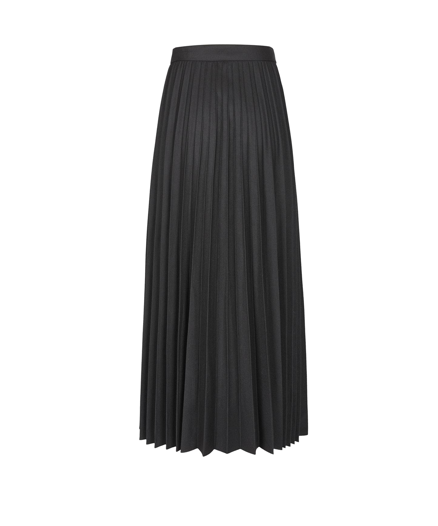 Pure Wool Pleated Skirt