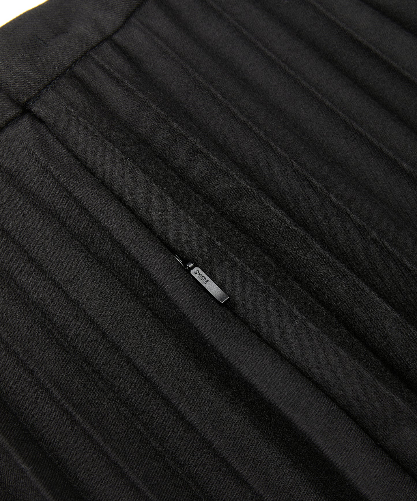 Pure Wool Pleated Skirt