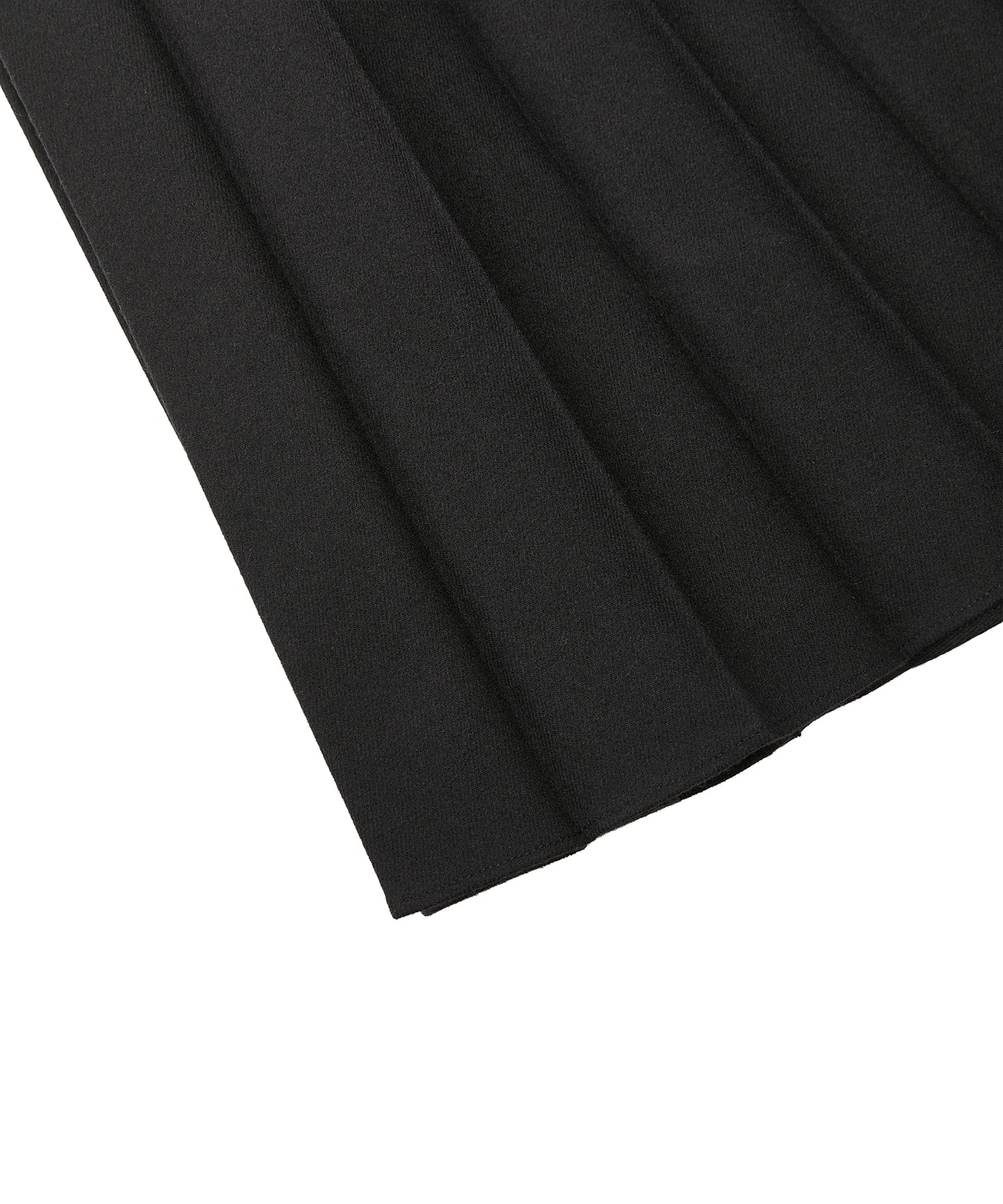 Pure Wool Pleated Skirt