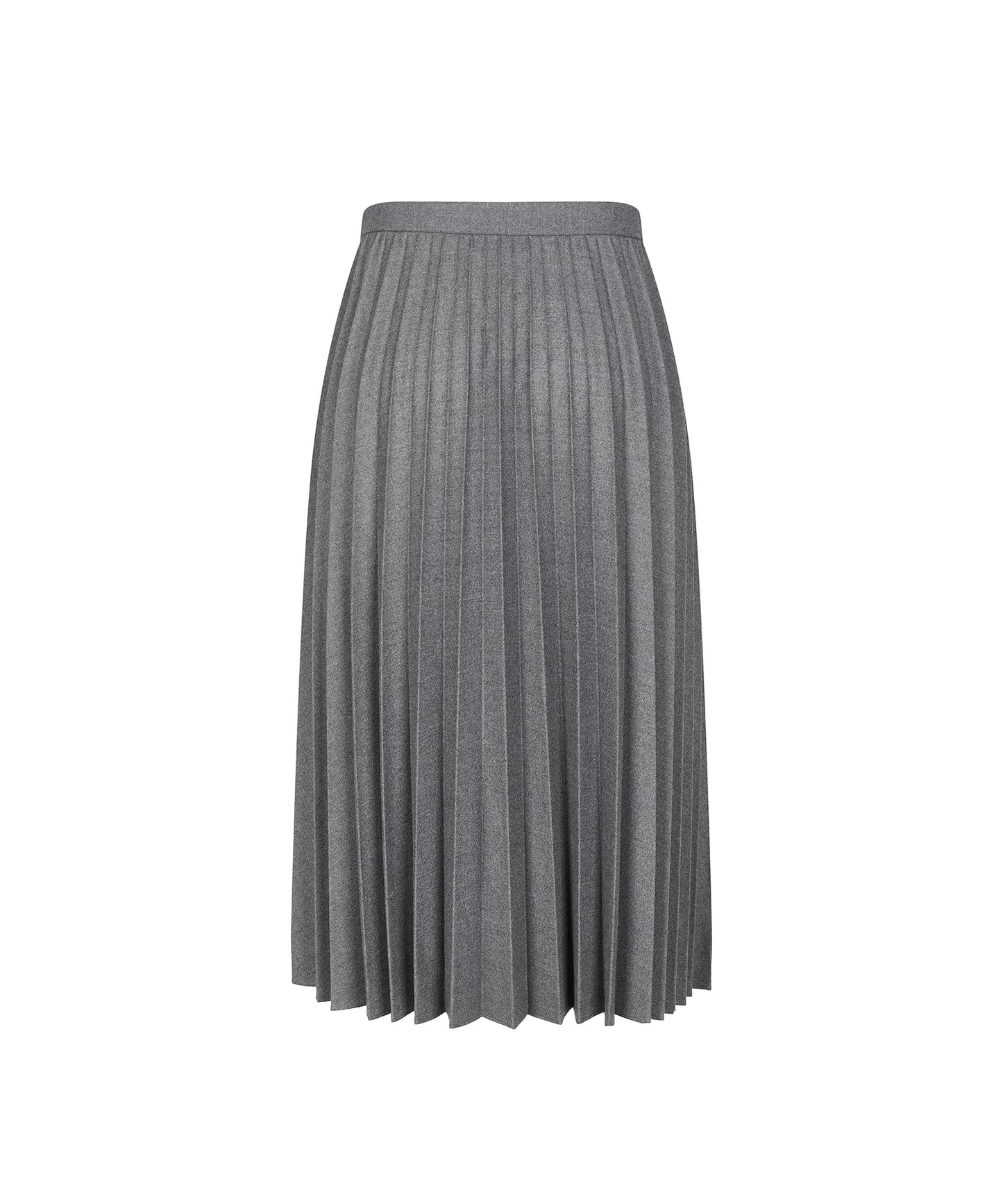 Pure Wool Pleated Skirt