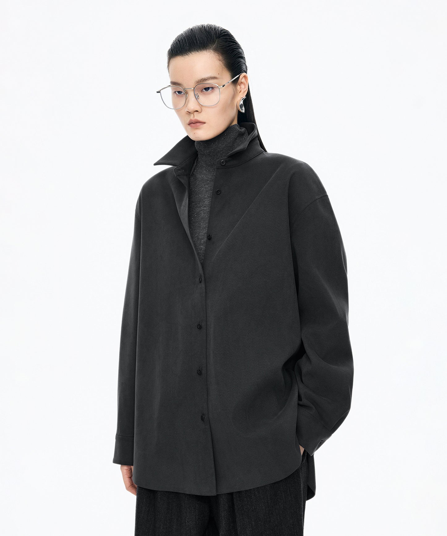 Soft Suede Overshirt