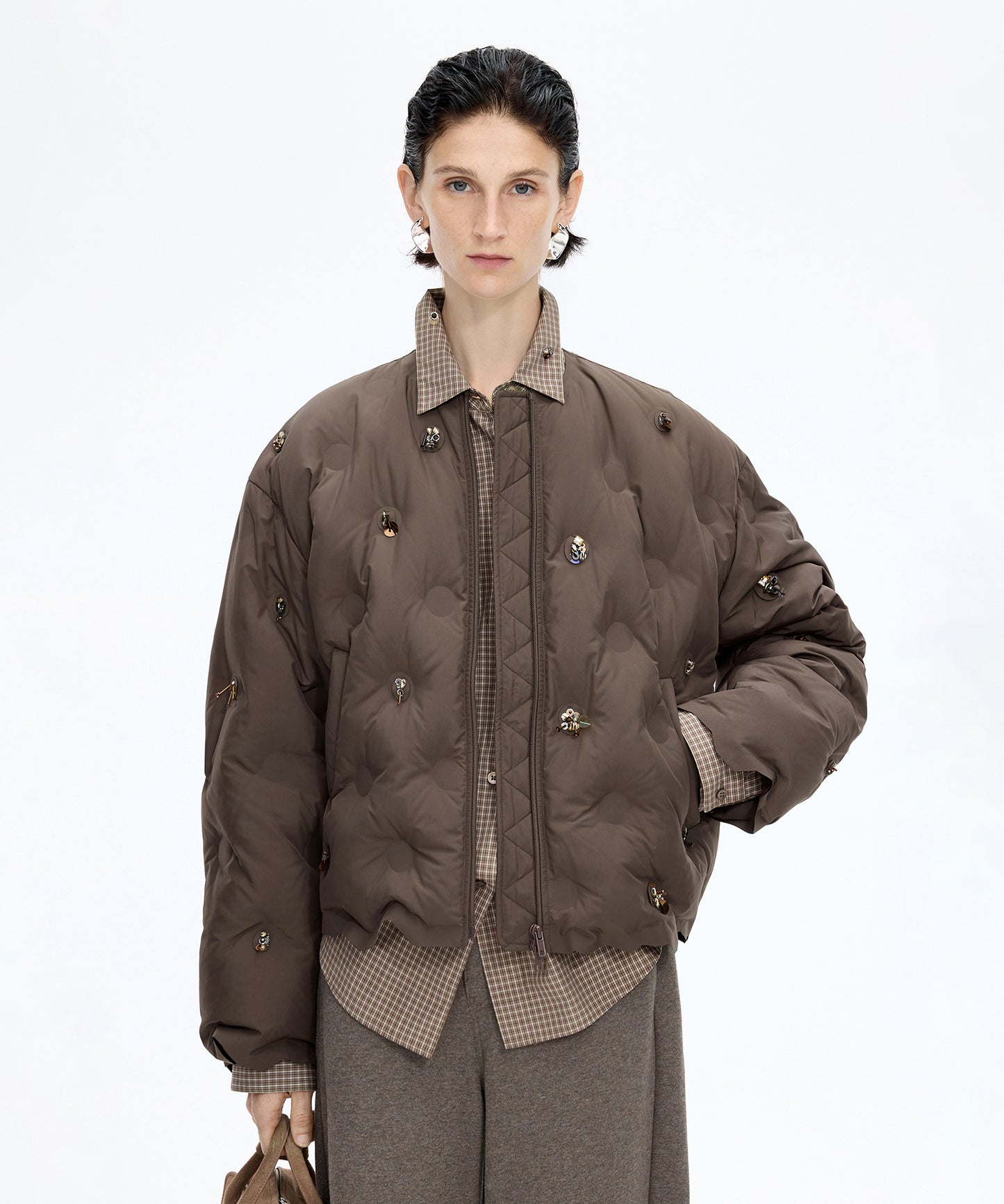 Beaded Air Down Jacket