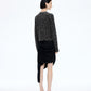 Modern Houndstooth Knit Jacket