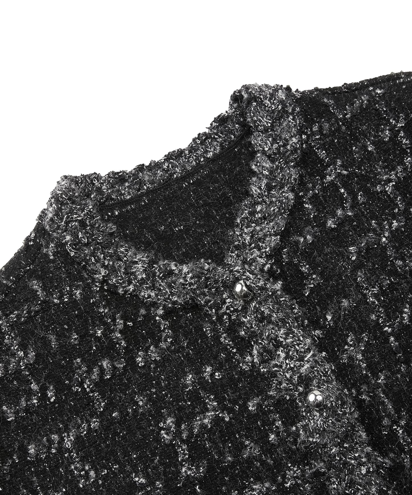 Modern Houndstooth Knit Jacket