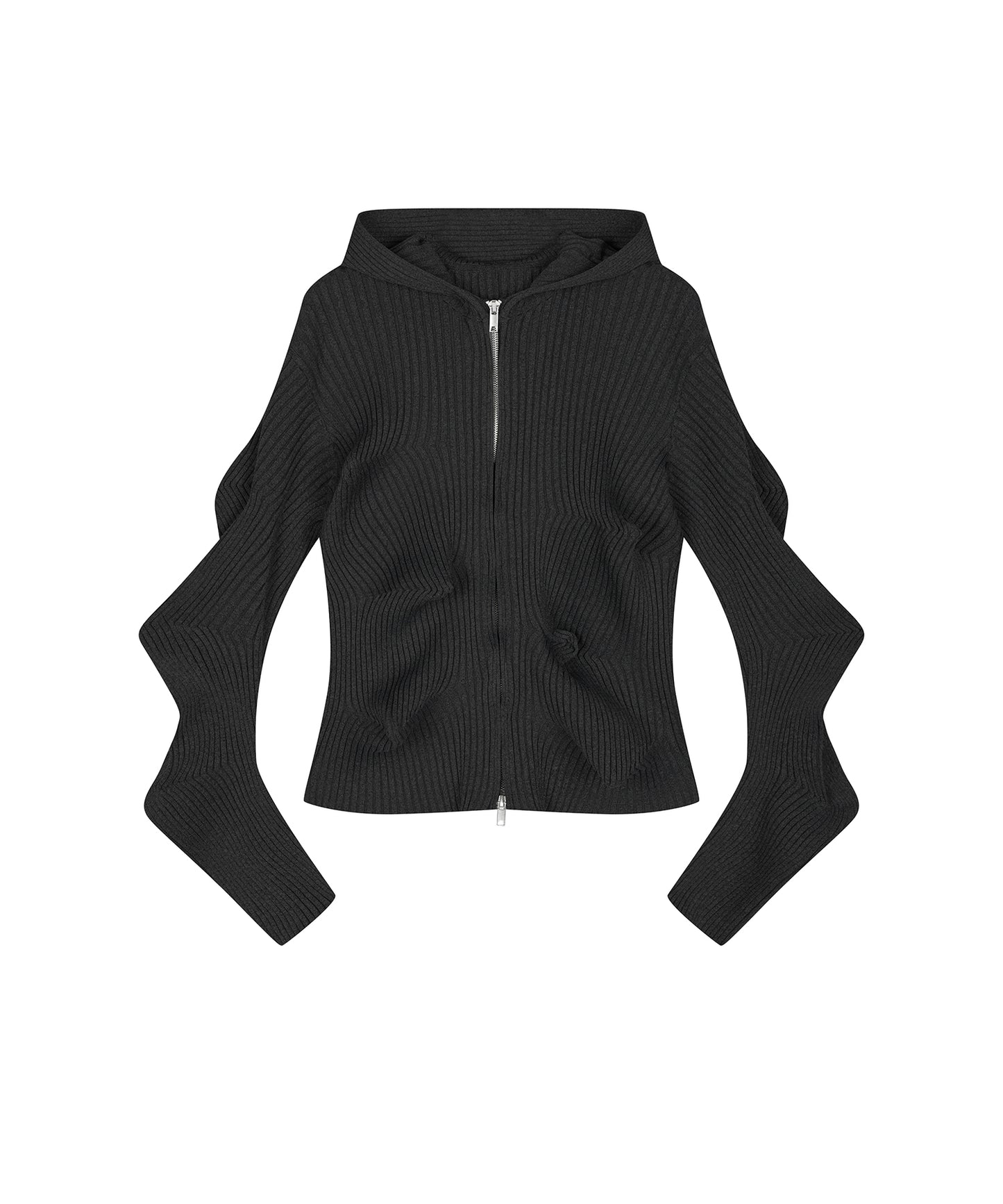 Signature Sculpted Zip-up Cardigan