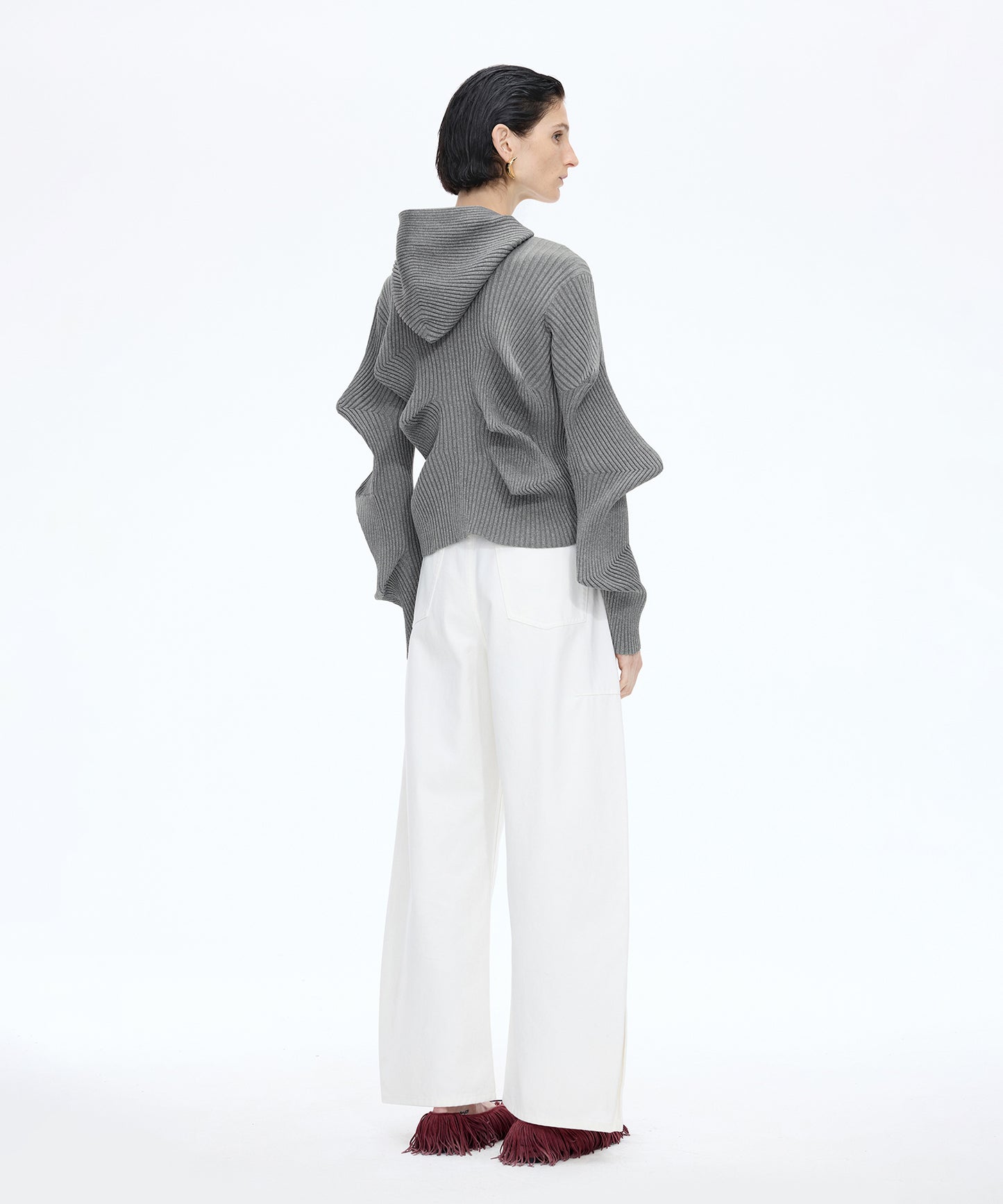 Signature Sculpted Zip-up Cardigan