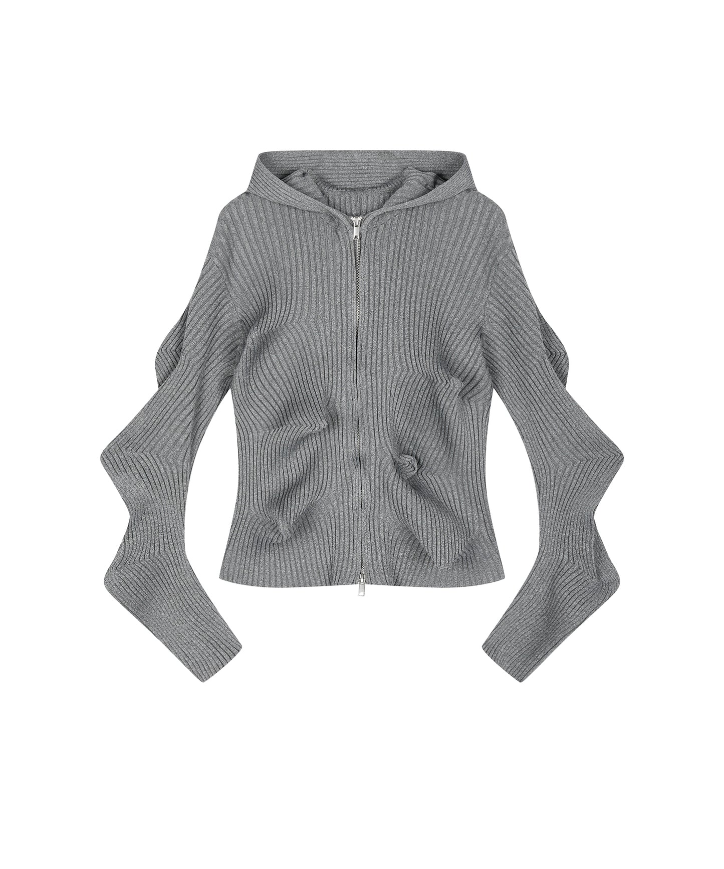 Signature Sculpted Zip-up Cardigan