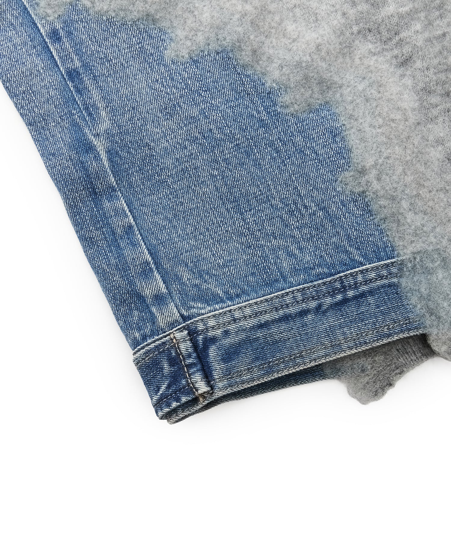 Denim × Knit Contrast Sweater – JNBY ONLINE STORE