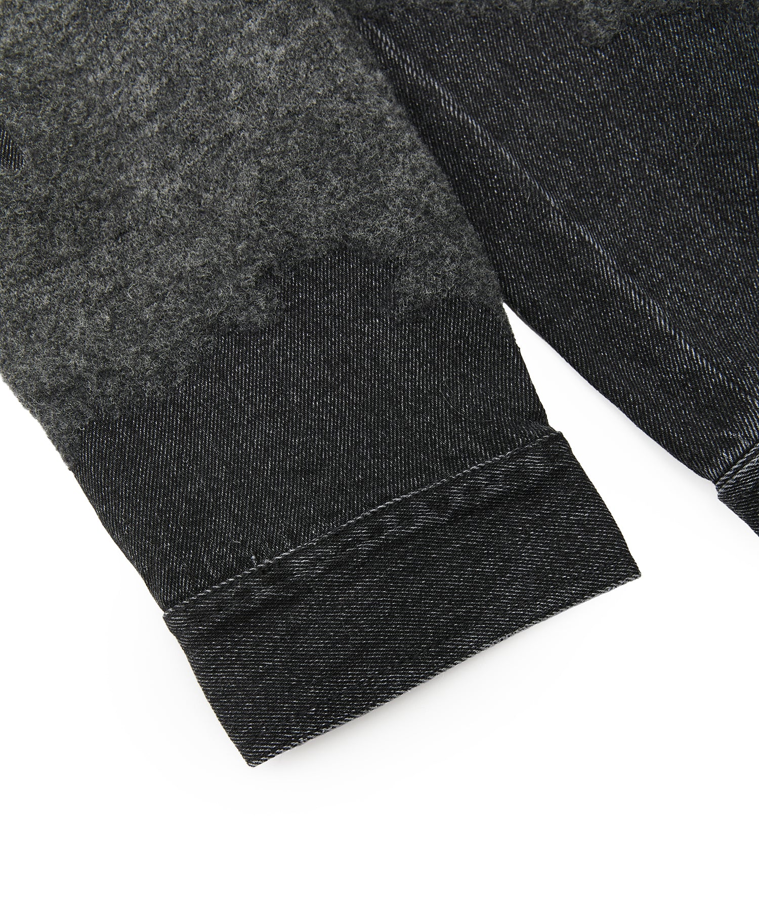 JNBY Denim × Knit Contrast Sweater Denim × Knit Contrast Sweater – JNBY ONLINE STORE