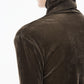 Velour Turtleneck Top