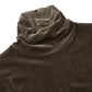Velour Turtleneck Top
