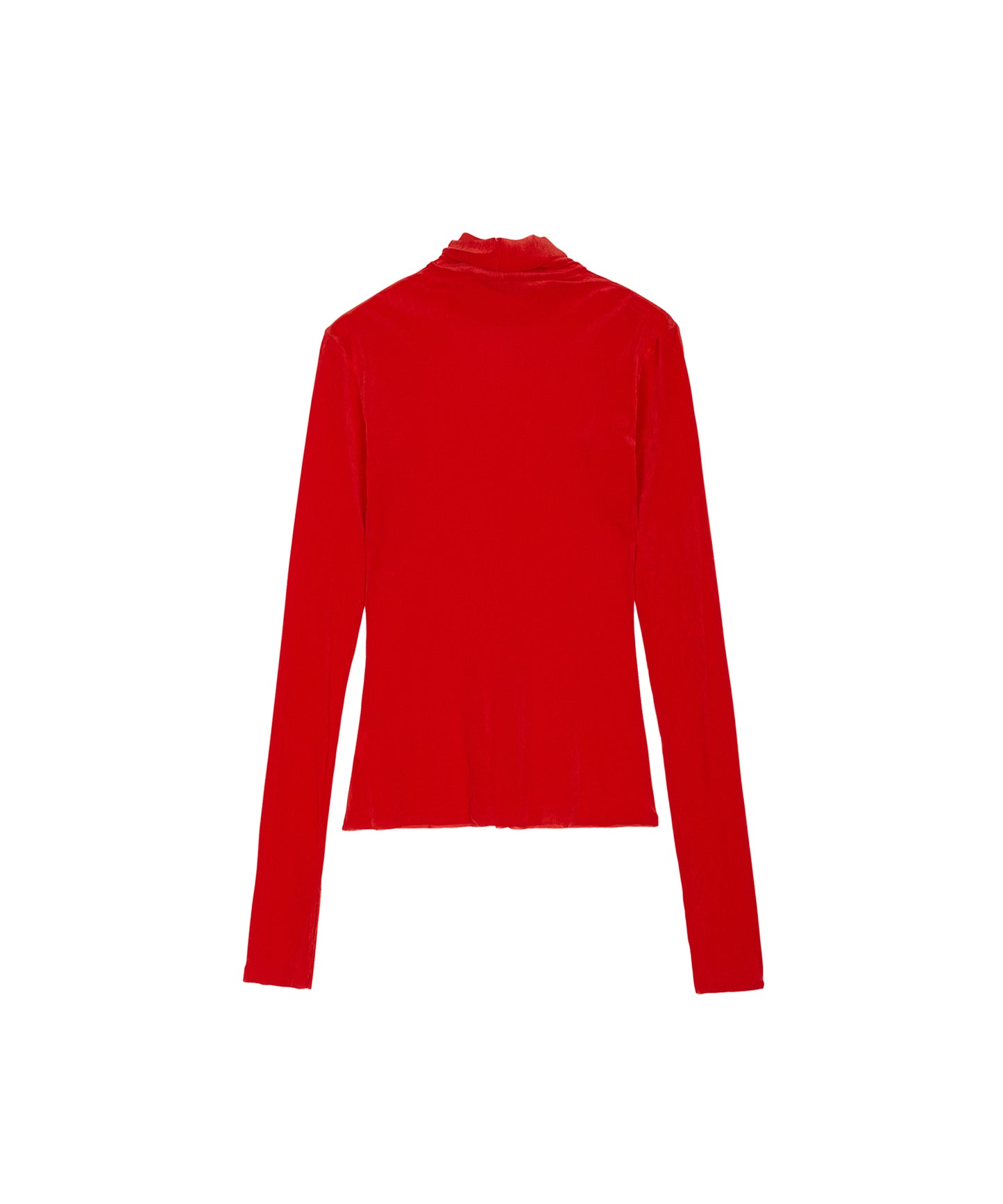 Velour Turtleneck Top