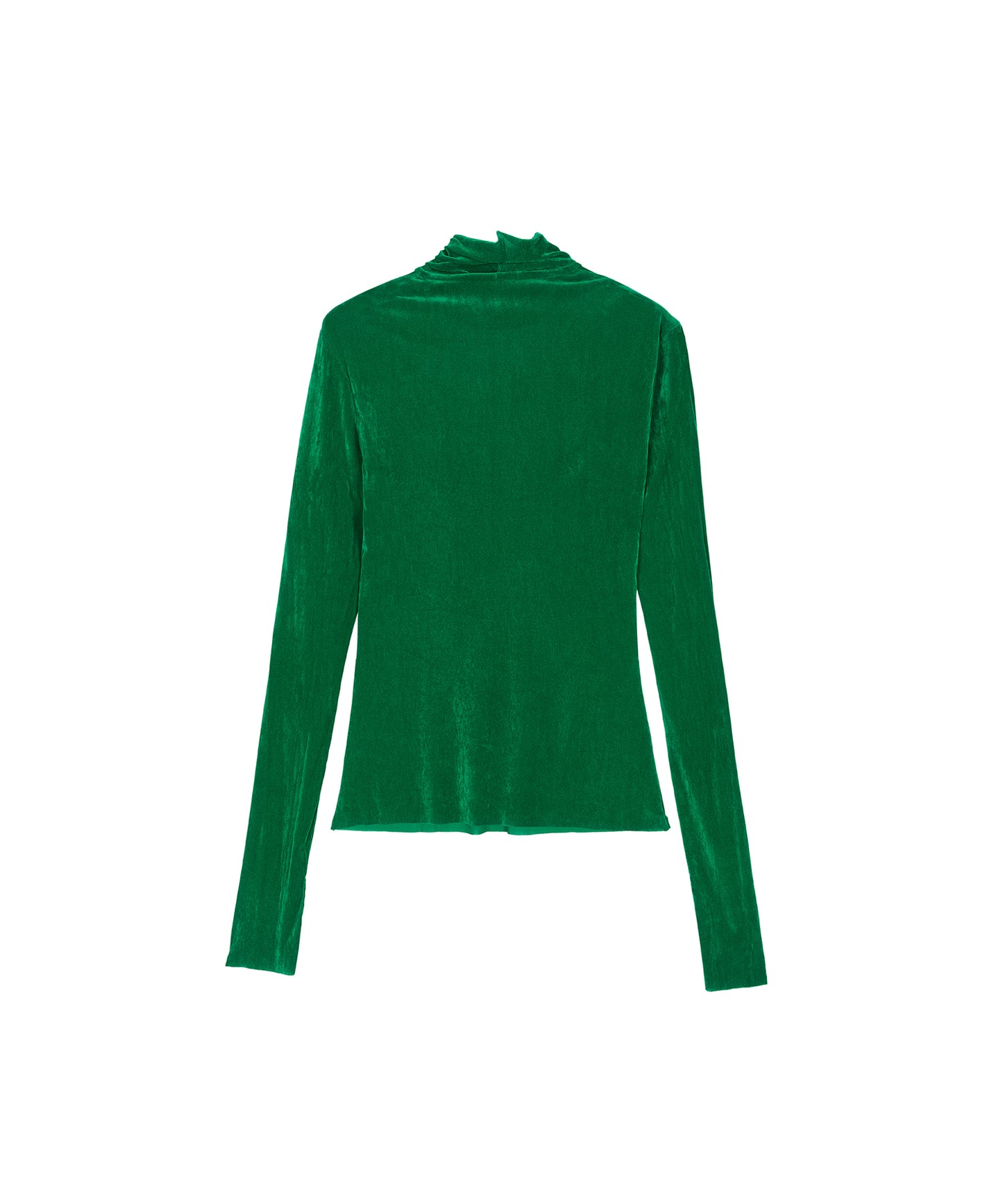 Velour Turtleneck Top