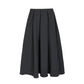 Box Pleated Flare Skirt