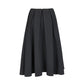Box Pleated Flare Skirt