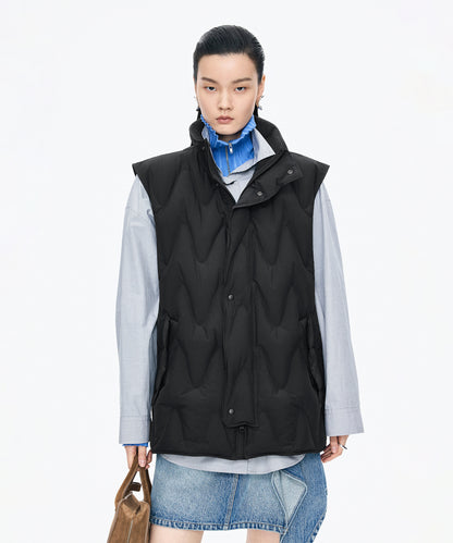 Matte Quilted Vest
