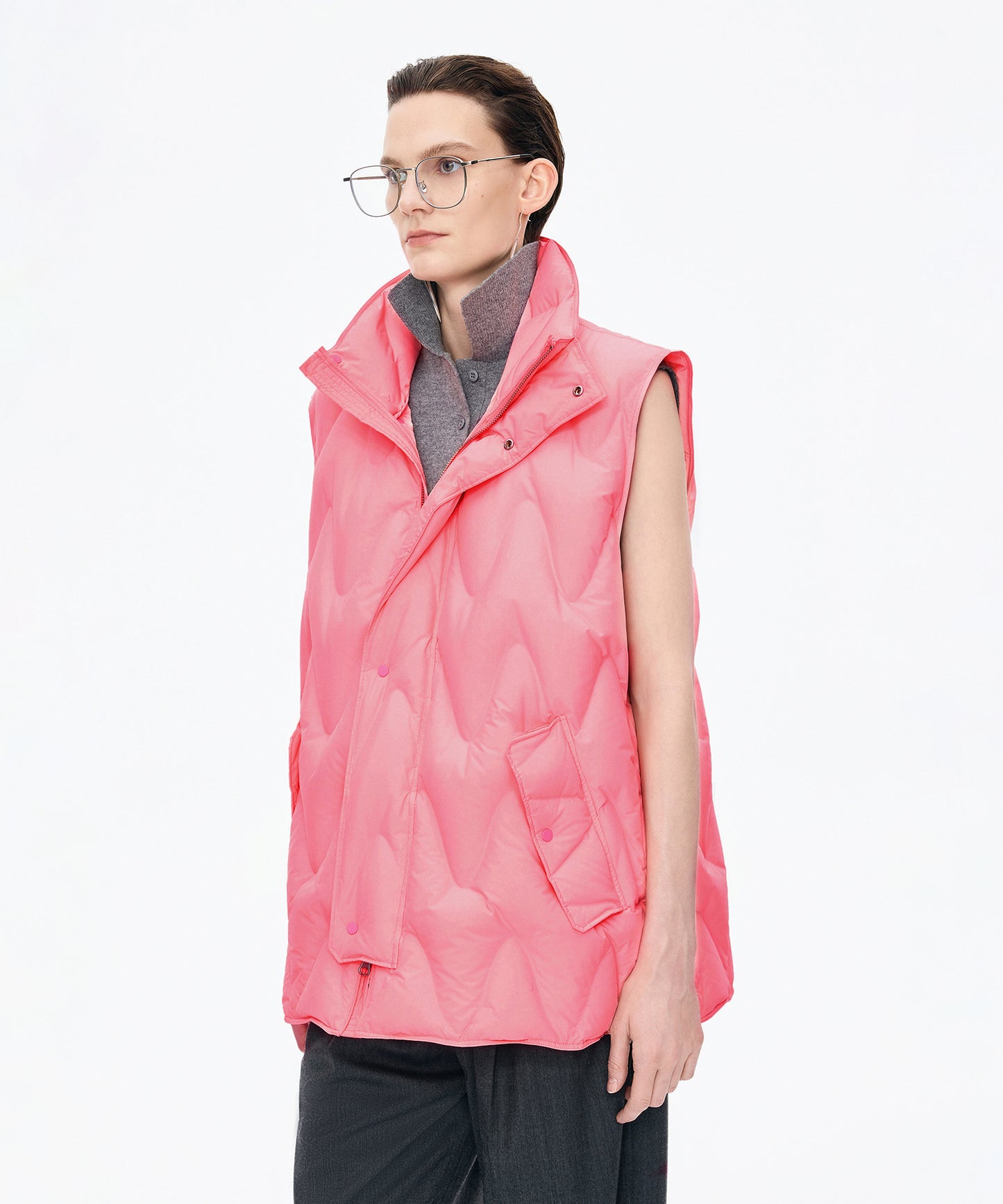 Matte Quilted Vest