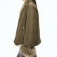 Fur-trimmed Down Jacket