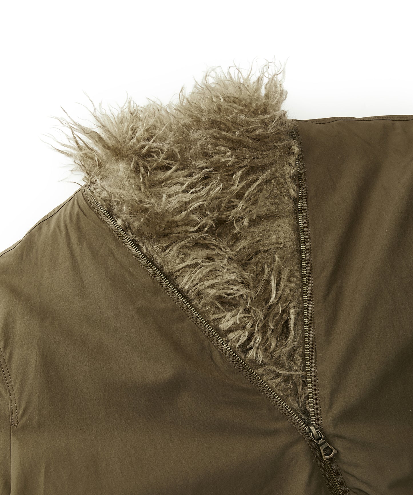 Fur-trimmed Down Jacket