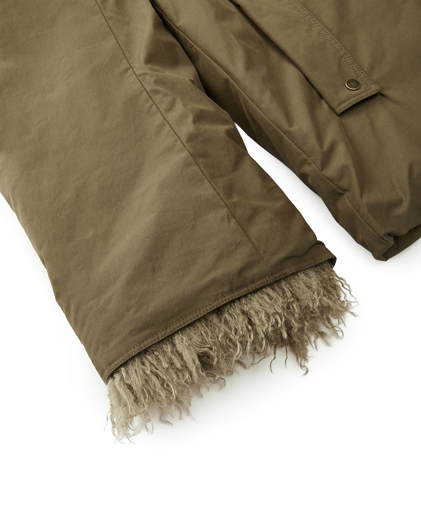 Fur-trimmed Down Jacket