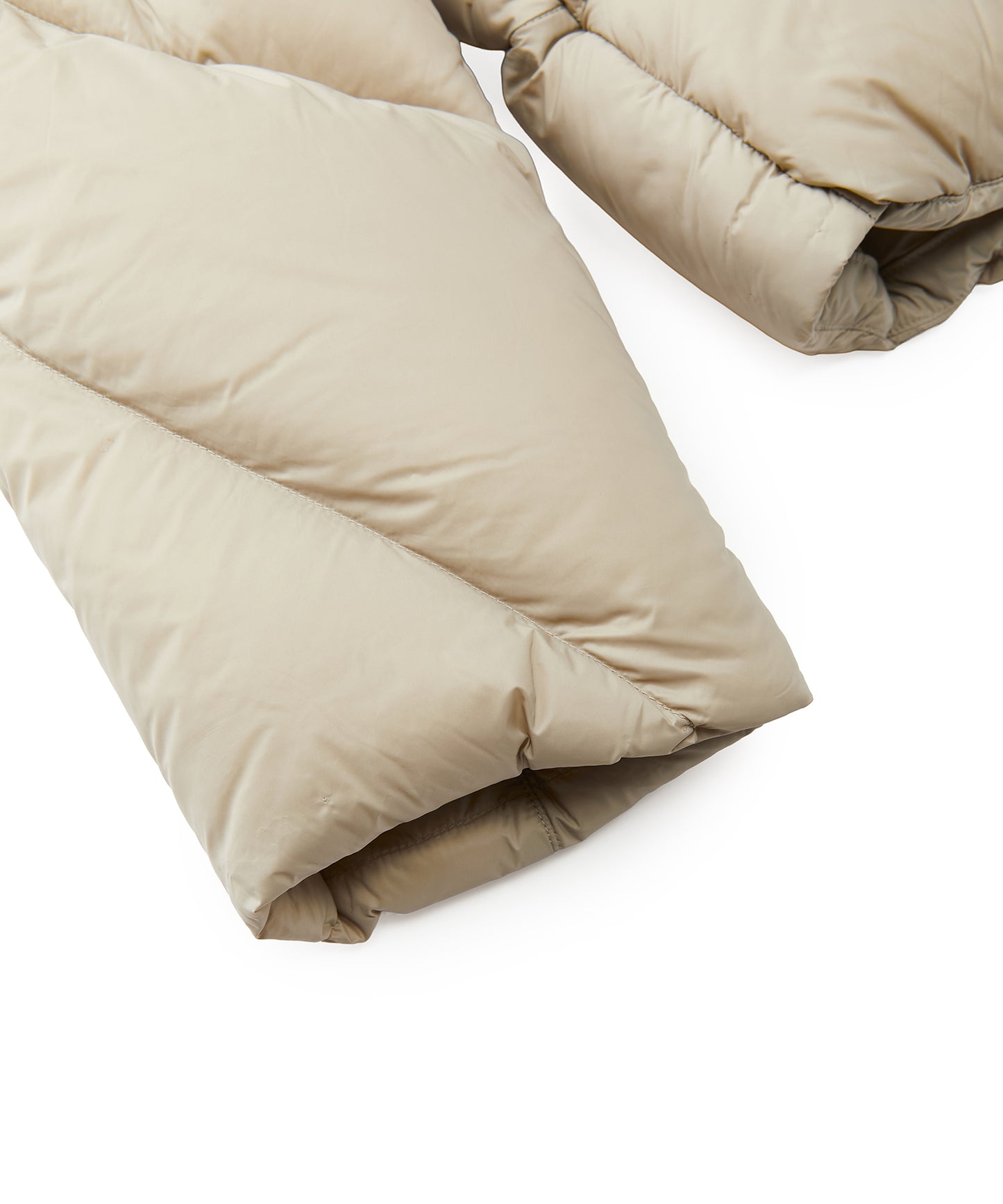 Curved Quilted Down Jacket