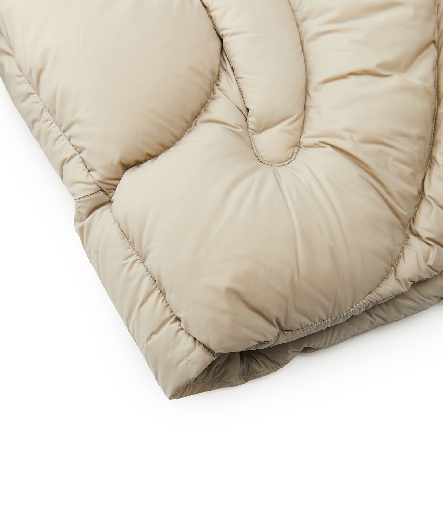 Curved Quilted Down Jacket