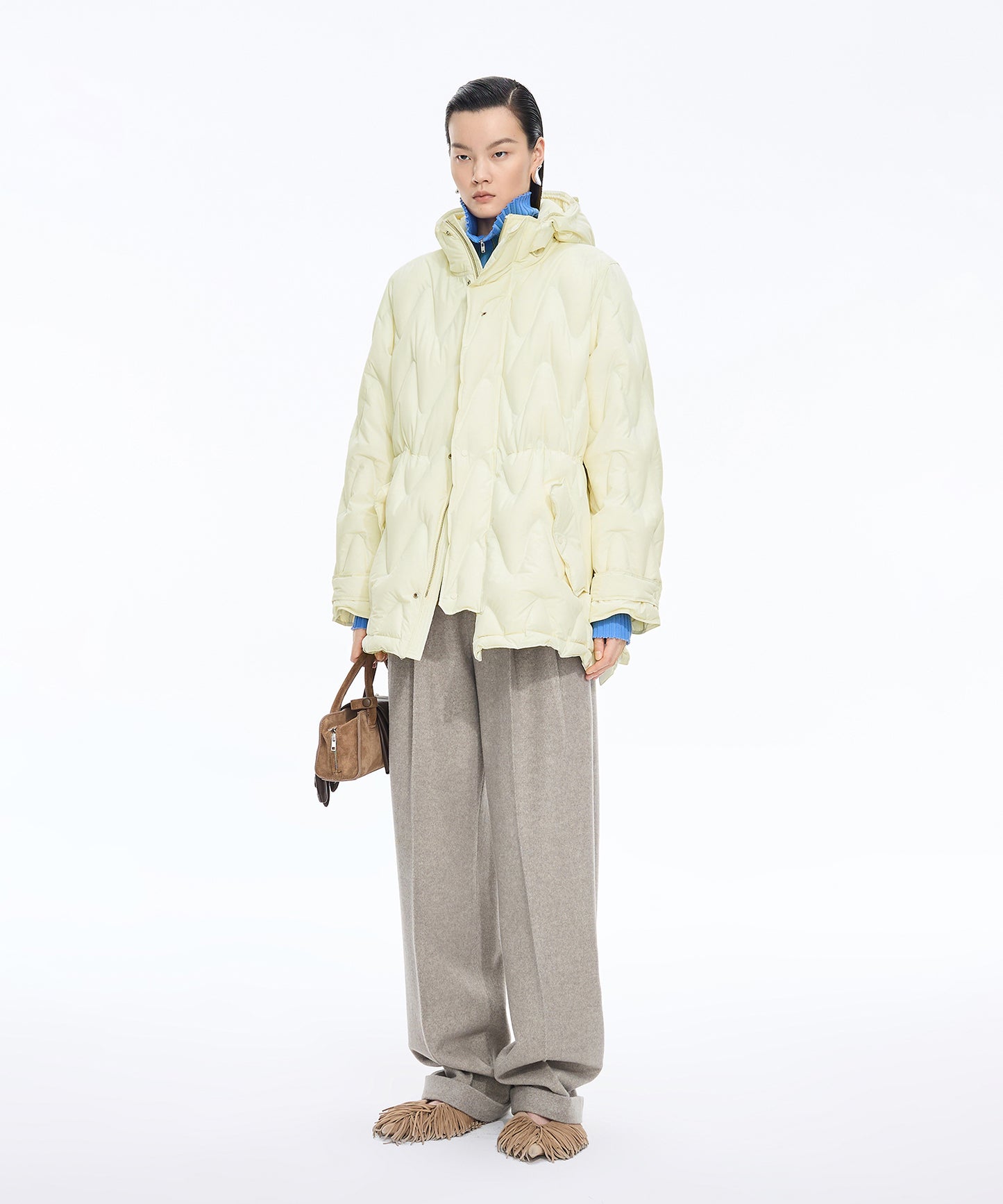 Matte Quilted Down Jacket