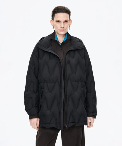 Matte Quilted Down Jacket