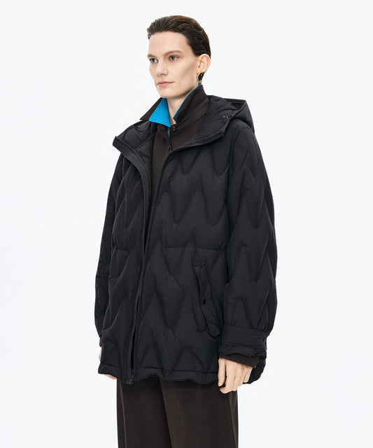 Matte Quilted Down Jacket