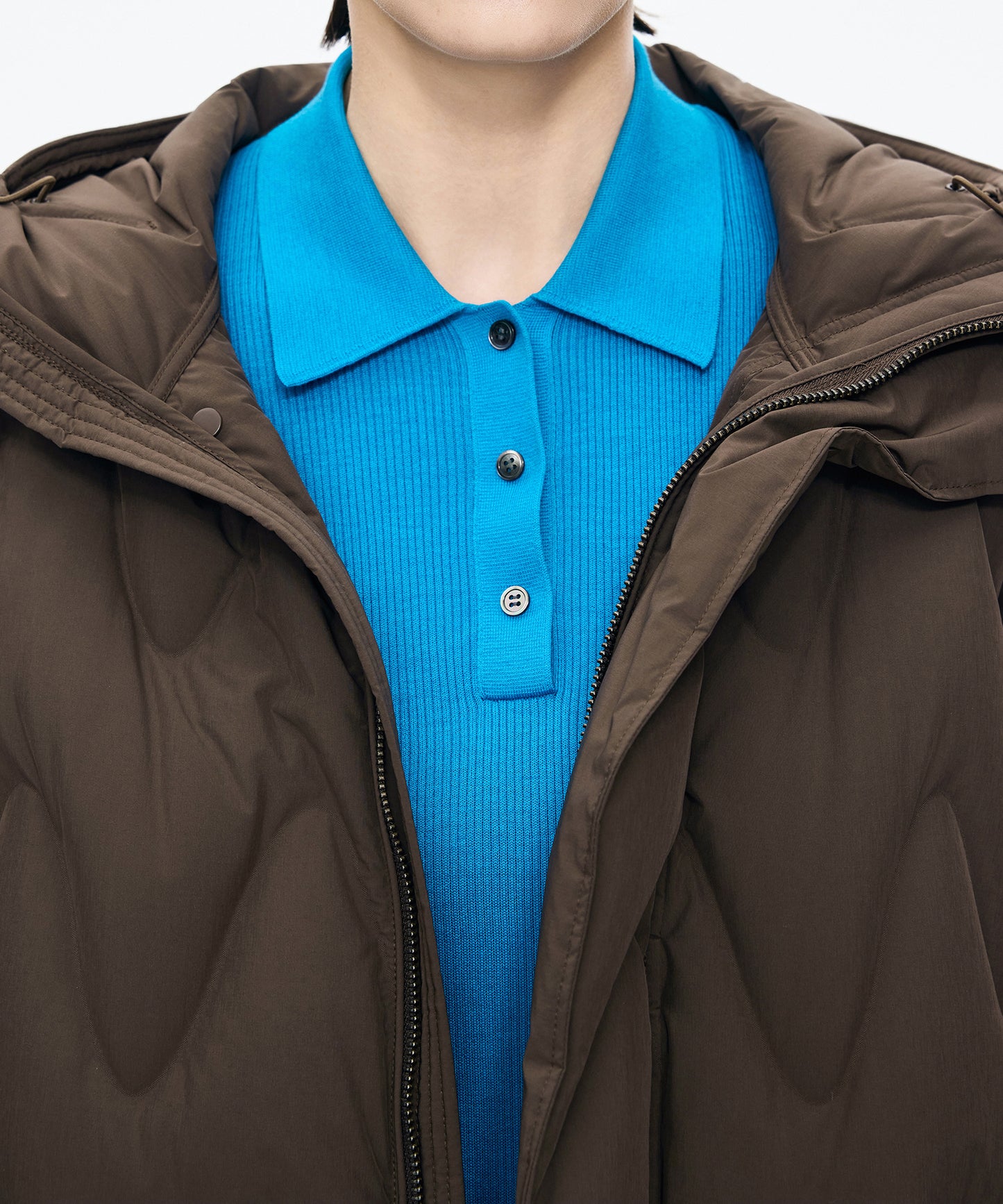 Matte Quilted Down Jacket