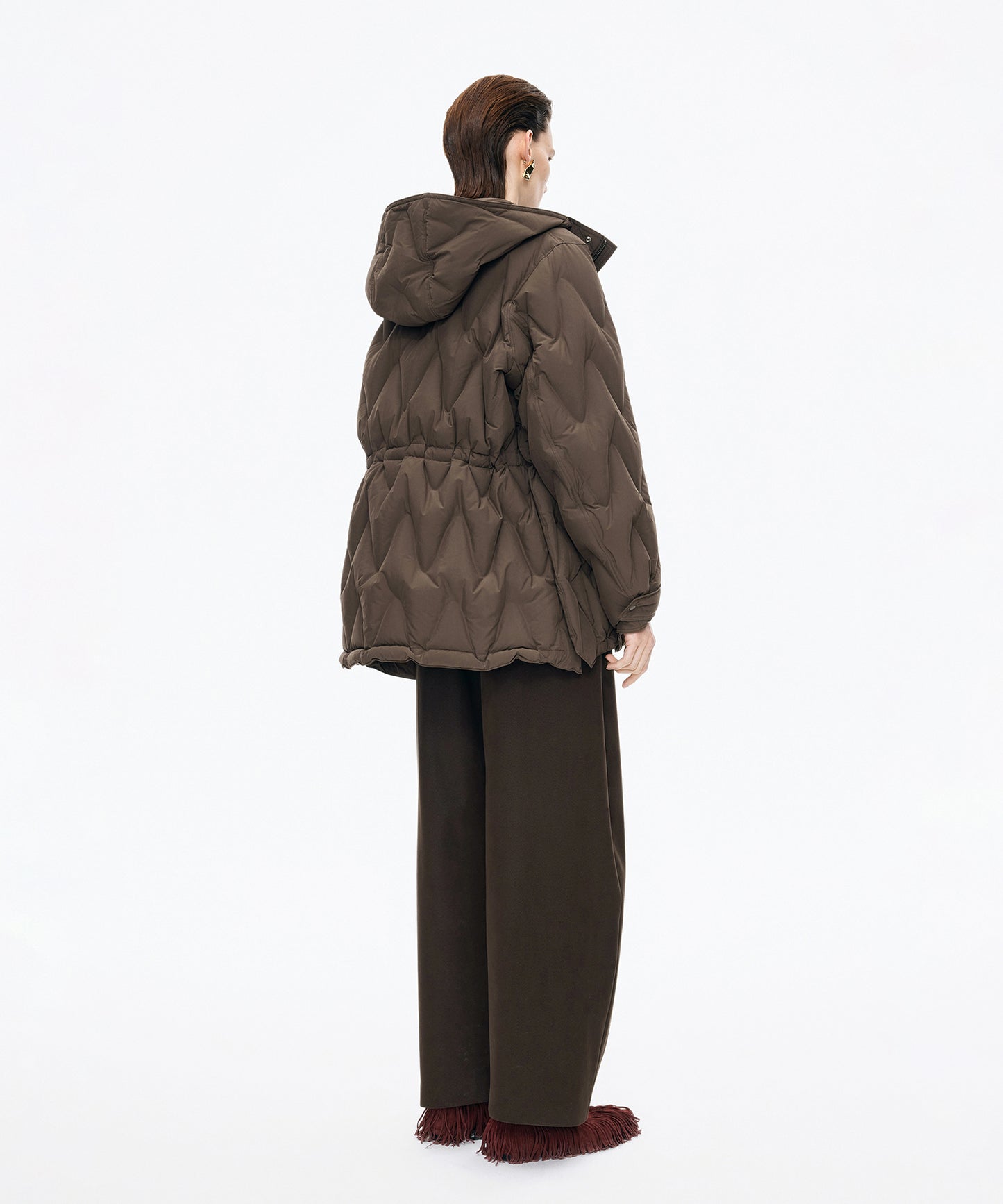 Matte Quilted Down Jacket