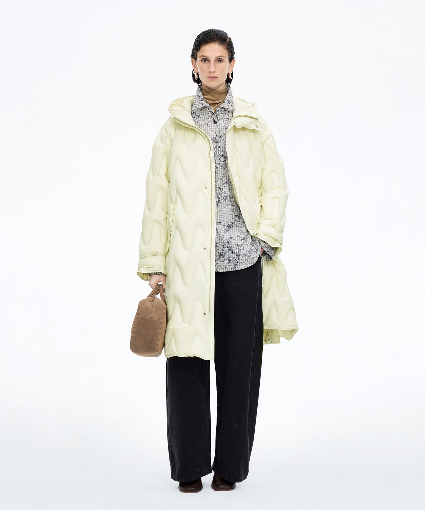 Matte Long Quilted Down