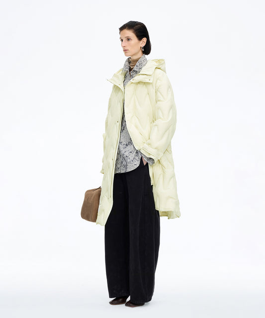 Matte Long Quilted Down