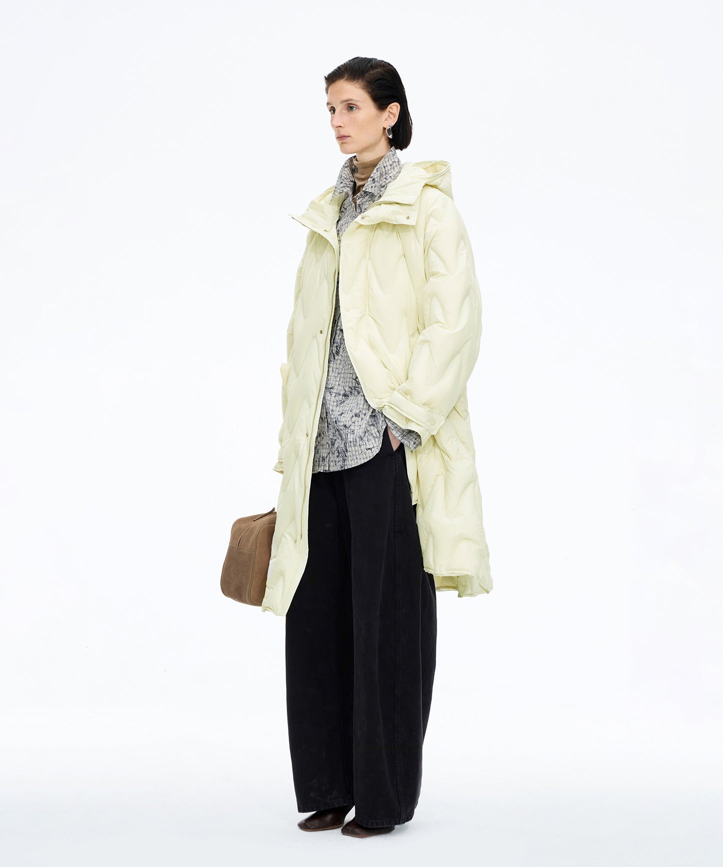 Matte Long Quilted Down