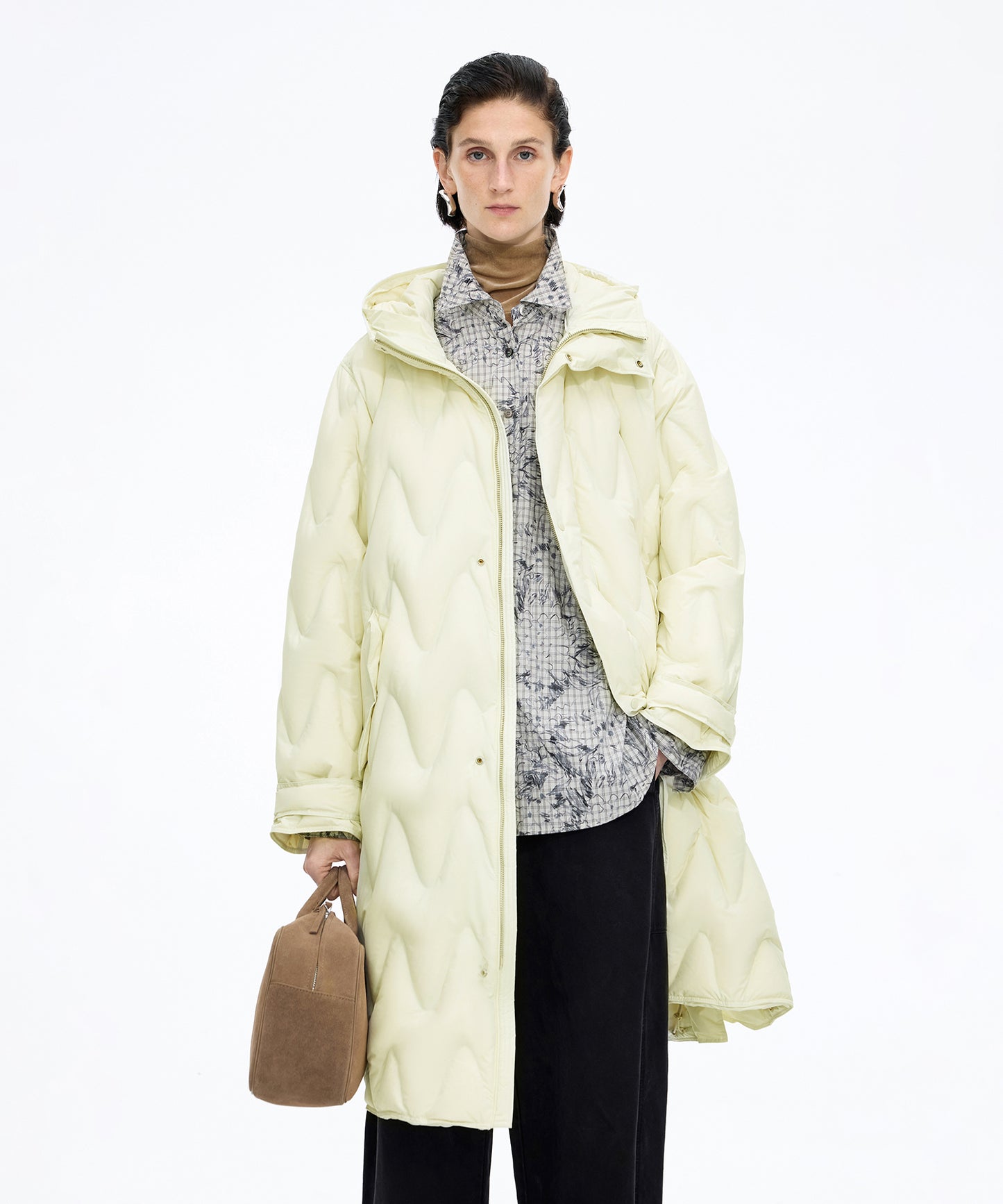 Matte Long Quilted Down