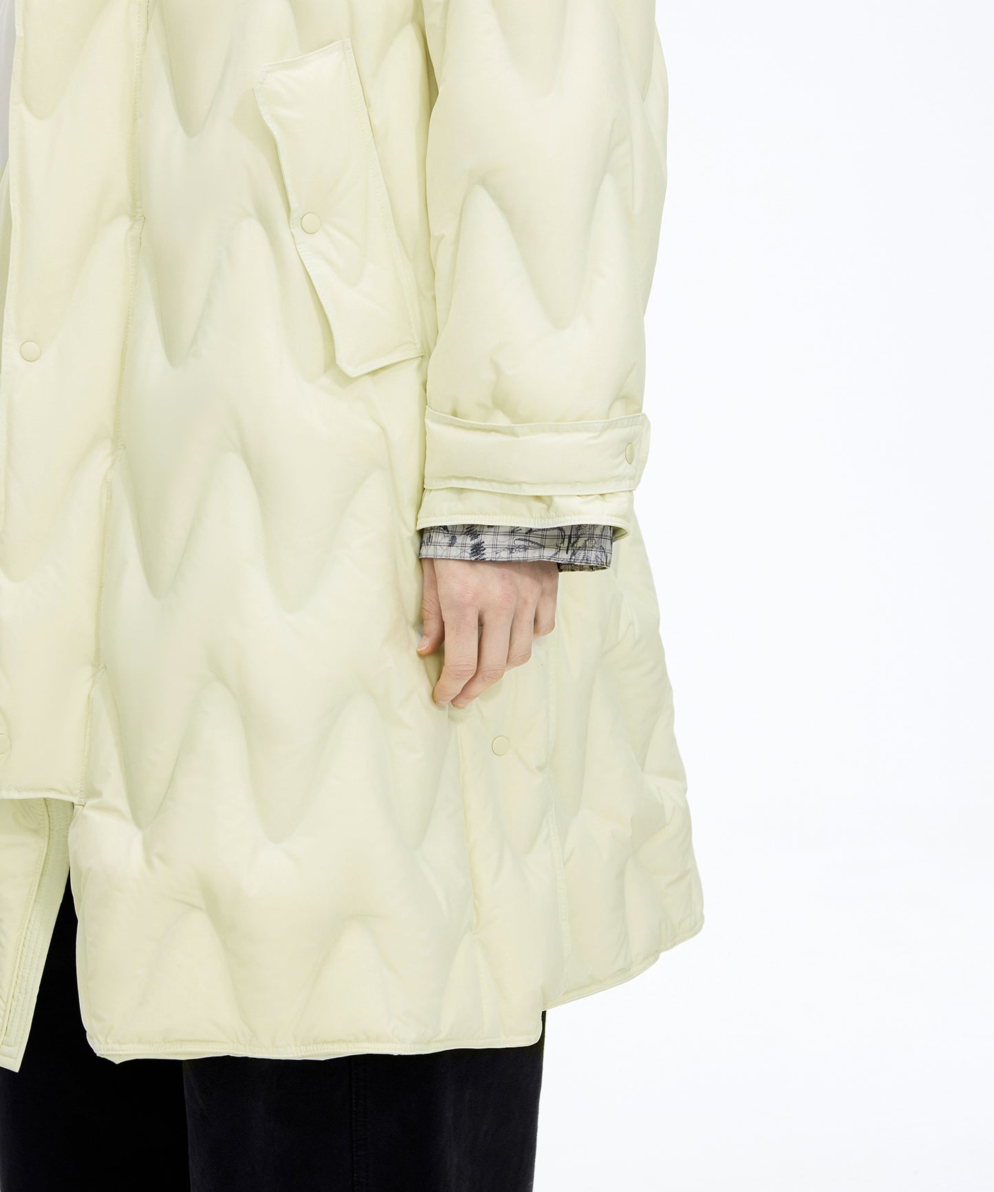 Matte Long Quilted Down