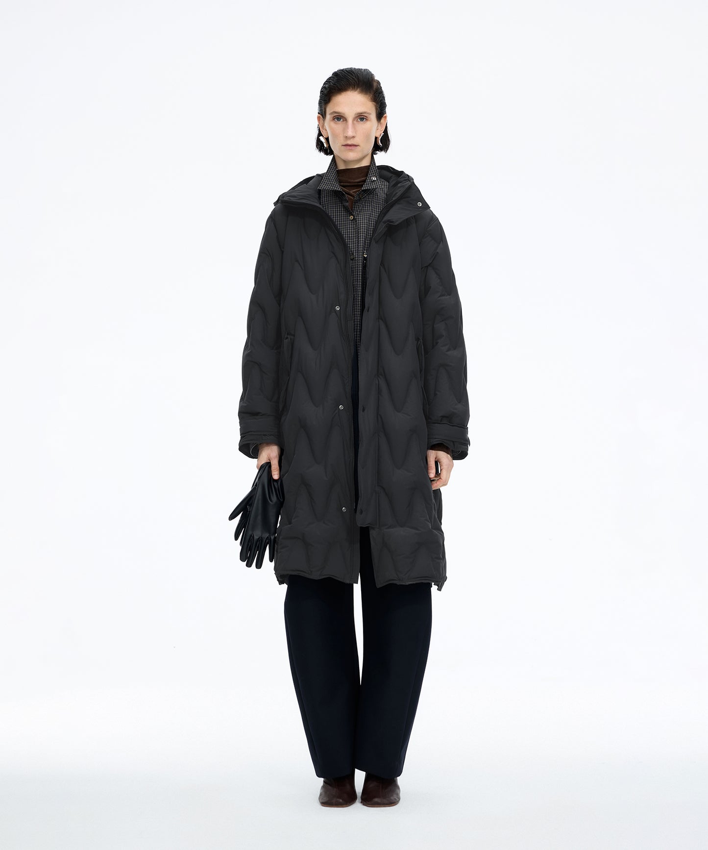 Matte Long Quilted Down