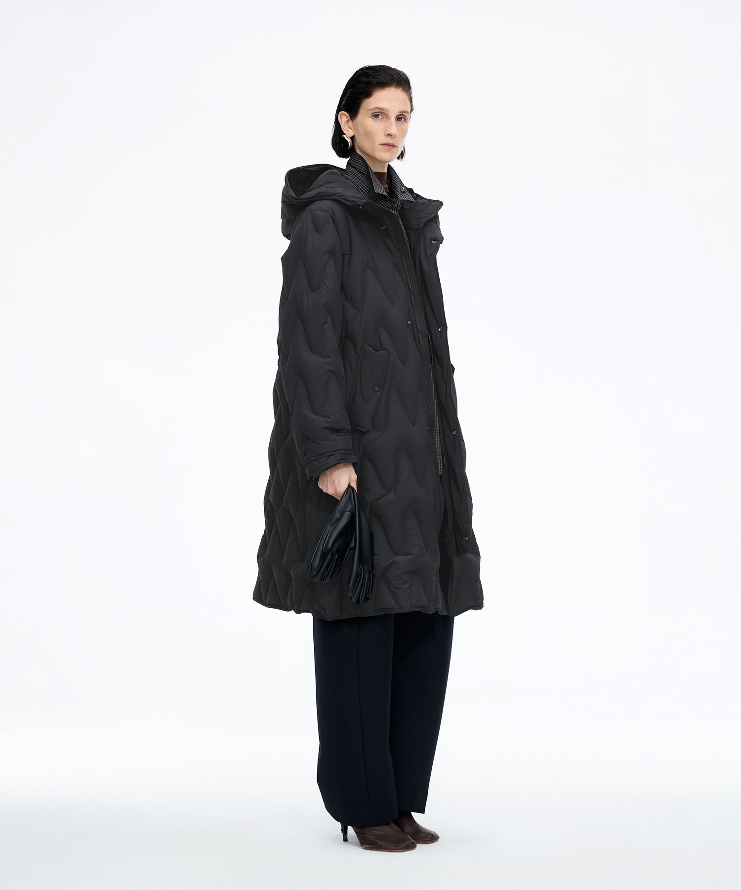 Matte Long Quilted Down