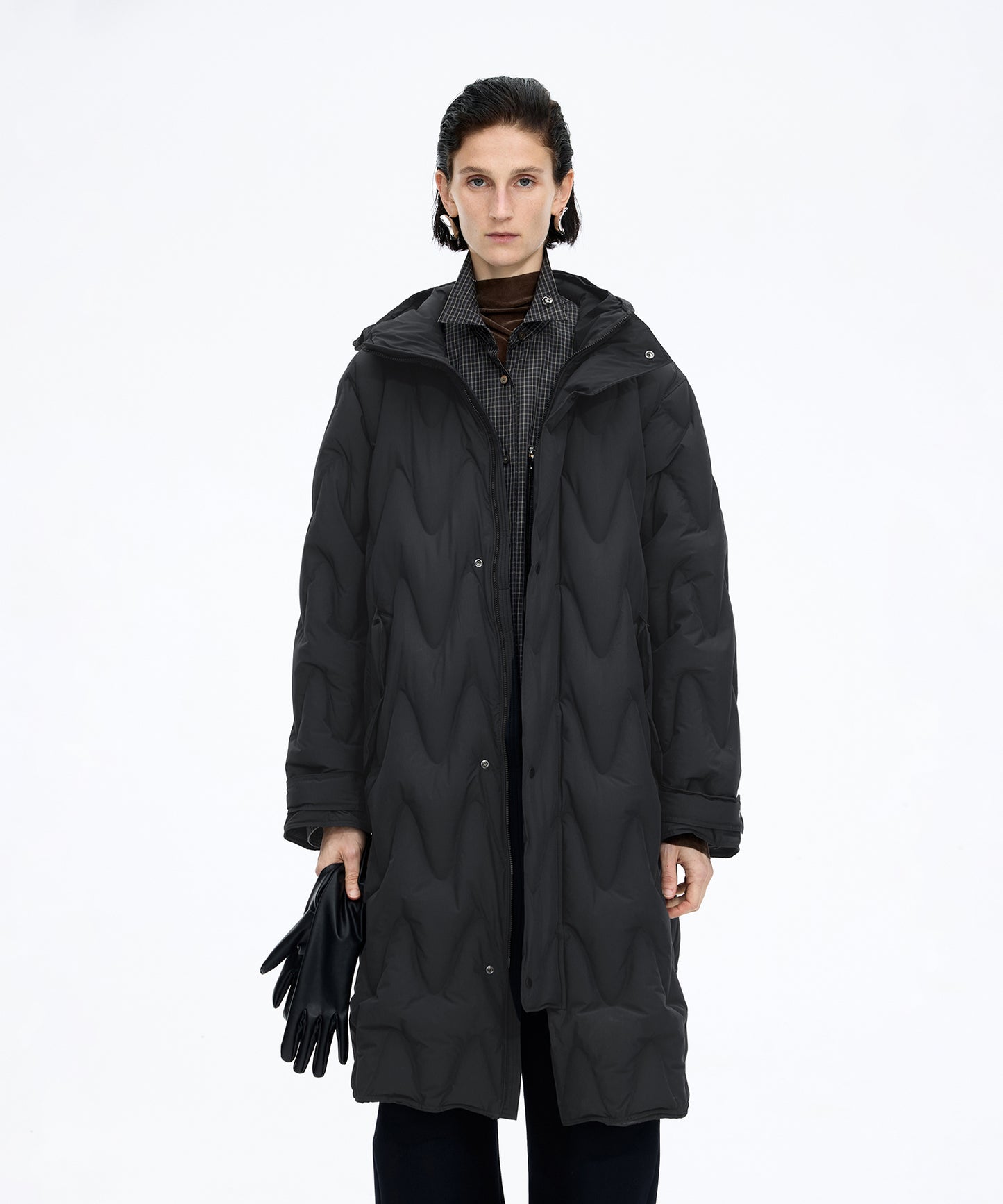 Matte Long Quilted Down