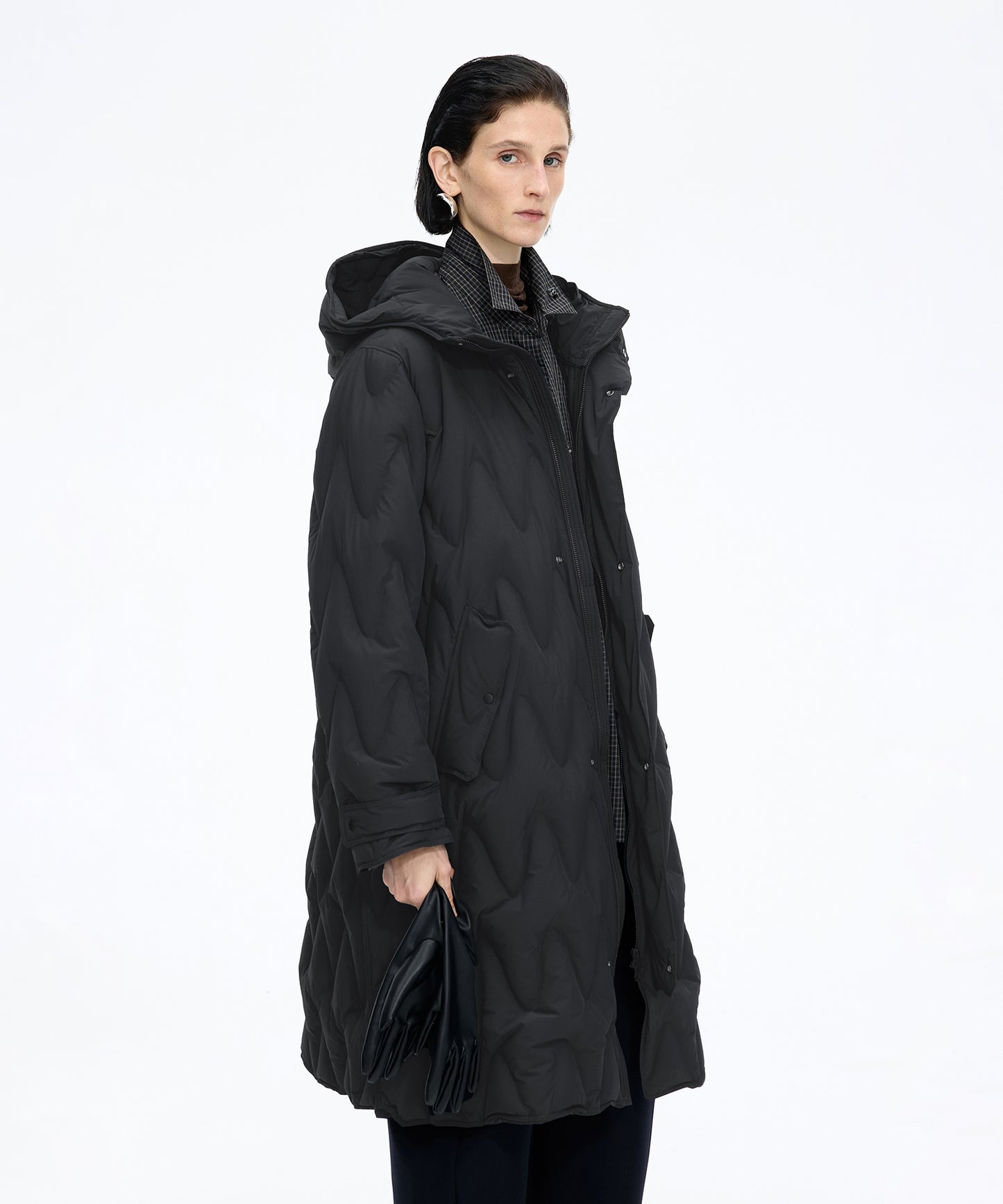 Matte Long Quilted Down