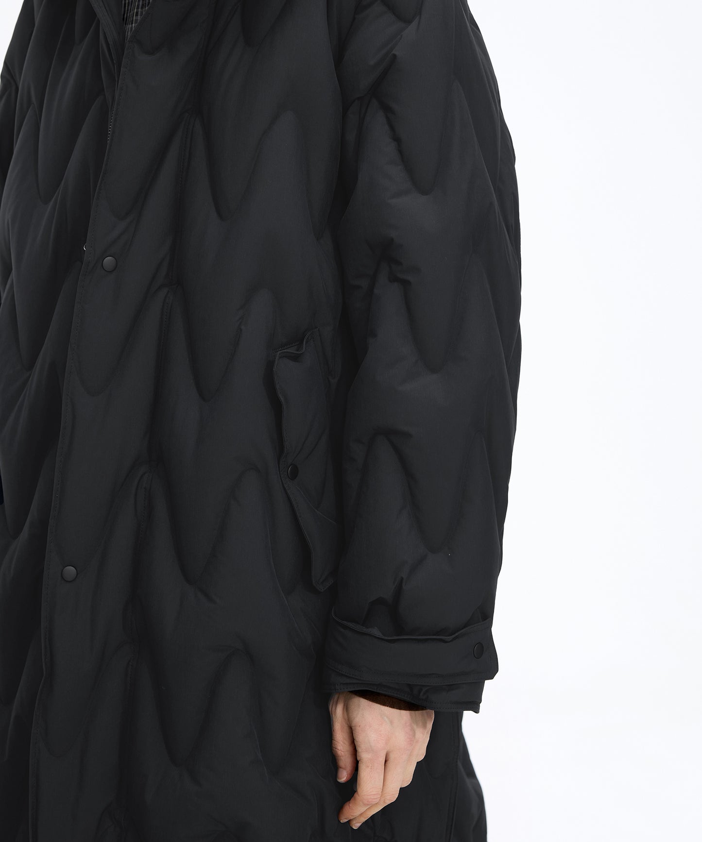 Matte Long Quilted Down