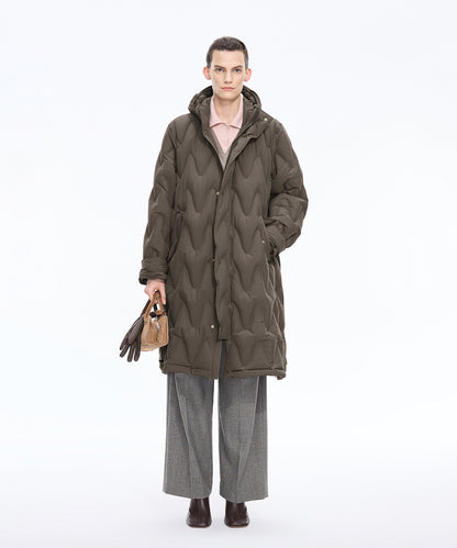 Matte Long Quilted Down